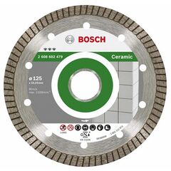 Алмазный диск по керамике Bosch Best for Ceramic Extraclean Turbo 125x22.23 мм