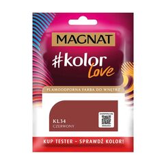 Краска-тест интерьерная Magnat Kolor Love 25 мл KL34 красная