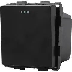 ჩამრთველი Socket Style 1 მექანიკური ერთიანი 1G-2W შავი