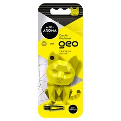 არომატიზატორი Aroma Car Polymer Geo Cat Yellow Vanilla Noire