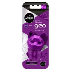 არომატიზატორი Aroma Car Polymer Geo Cat Purple Mukhalat