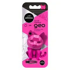 არომატიზატორი Aroma Car Polymer Geo Cat Magenta Sparkling Cherry