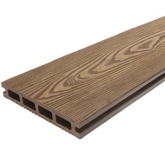 Доска террасная Bergdeck S140 Dark Teak 2200x140x22 мм 1шт=0.308м²
