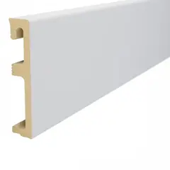 Skirting board Salag Alpha AP81M1 2400x80x16 mm white