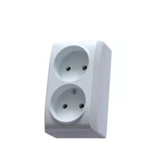 როზეტი OSPEL 2 60x100x40 თეთრი