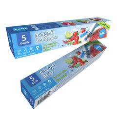 Vacuum bags with double zip lock large size Easy 5pcs