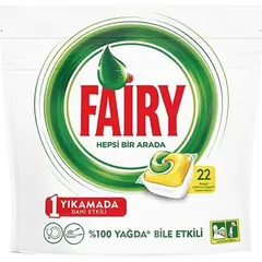 ტაბლეტები ჭურჭლის სარეცხი მანქანის Fairy 5x22