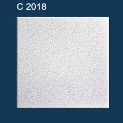 Плитка потолочная Solid С2018 белая 8 ш