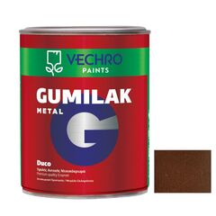 Краска маслянная для металла Vechro Gumilak metal No 615 коричневый глянцевый 750 мл
