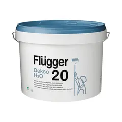 Краска интерьерная моющаяся Flugger Dekso 20 H2O 10 л белая