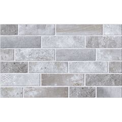 Porcelain tile Halcon Ceramicas PR Brickroad Gris Mat PRI 33X55cm