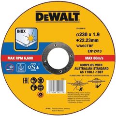 Cutting disc for metal DeWalt DT43909-QZ 230x22.23x1.9 mm