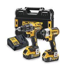 ნაკრები აკუმულატორის ინსტრუმენტების DeWalt DCK268P2T-QW