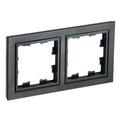 Frame IEK BRITE 2 black