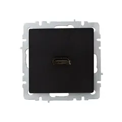 როზეტი IEK BRITE HDMI РHDMI-0-БрЧ შავი