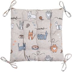 Подушка для стула Home Line 40x40 см бежевая