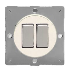 Выключатель без рамки Varilight 2 EG2Y.MW