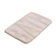 Bath mat Bisk 07898 60x40 cm beige