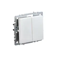 Выключатель проходной IEK BRITE 2 10A VS10-2-0-Brj
