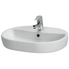 Раковина встраиваемая Cersanit ASPIA 60 OVAL Овальная, белый