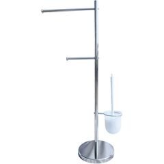 Toilet brush with paper towel holder MSV 141308