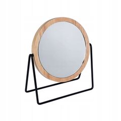 კოსმეტიკური სარკე Bisk Plain Bamboo Black