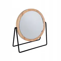 კოსმეტიკური სარკე Bisk Plain Bamboo Black