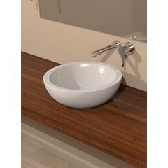 Washbasin countertop Valadares ''Dark white'' D40 сm