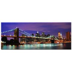 Glass picture Styler Most Fiolet GL016 50X125 cm