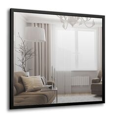 Зеркало Silver Mirrors Harlem 600х600 металлический профиль