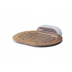 Soap dish Bisk Bergen wooden/chrome