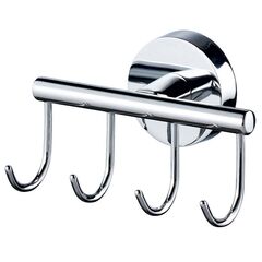 Towels holder BISK FORYOU 4-HOOK STRIPE