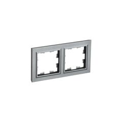 ჩარჩო IEK BR-M22-K46 BRITE 2 უნივერსალური ნაცრისფერი