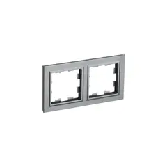 Frame IEK BR-M22-K46 BRITE 2 universal grey