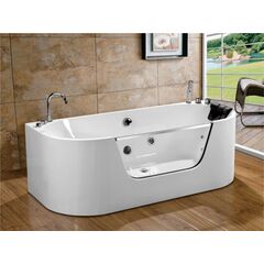 Hydromassage bathtub ZS-8667 75x175x66