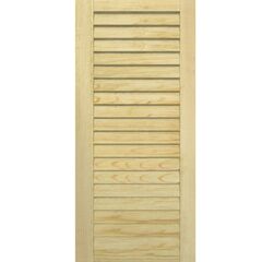 Doors louvered wooden Pine Woodtechnic 2013х594 mm