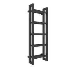 Towel dryer Terma STAND Ral 9005 Soft 1150x400 mm