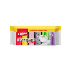 Губка кухонная Chisto Asorti MIX 6 шт