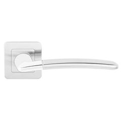 Door handle rossete Metal-Bud Linea ZLIZN with protective lid SZZNK nickel satin