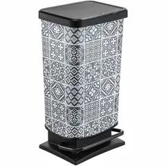 Ведро с педалью Rotho 40л  PASO черный