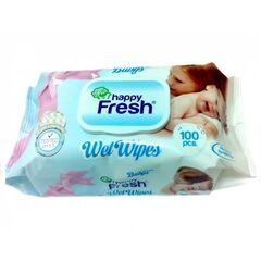 Влажные салфетки Ultra Compact Happy Fresh 100 шт