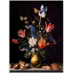 Glass picture Styler Gold Vase GL387 50X70 cm