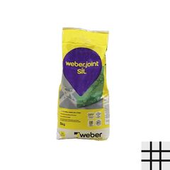 შემავსებელი ფილის ნაკერებისთვის Weber.joint SIL 5 კგ 413 შავი