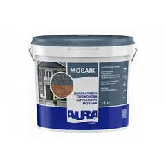 დეკორატიული ბათქაში Eskaro Aura Luxpro Mosaik M10 S106 15კგ