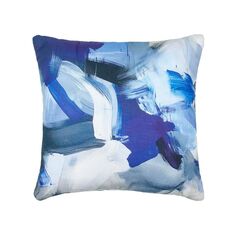 Подушка декоративная Home Line 45х45 см Абстракция синий