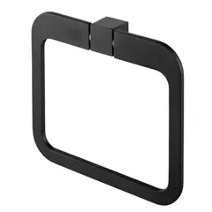 Towels holder FUTURA BLACK TOWEL RING
