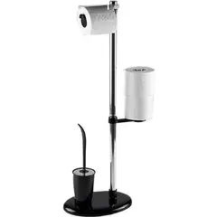 Toilet brush ALBA TOILETBRUSH STAND BLACK