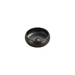 Washbasin Pate Round 113MB Matt black