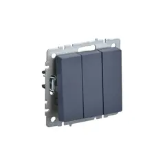 Switch without frame IEK BRITE 3 10A BC10-3-0-BrM