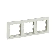 Рамка IEK BR-M32-K10 BRITE 3 универсальная бежевая